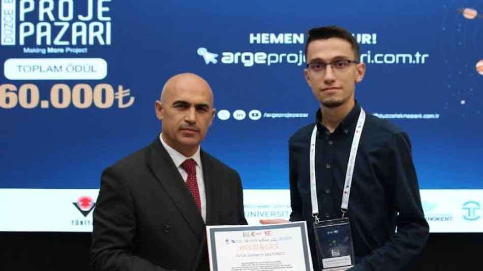 GTÜ öğrencisi Faruk Barbaros Kalyoncu'dan büyük başarı 