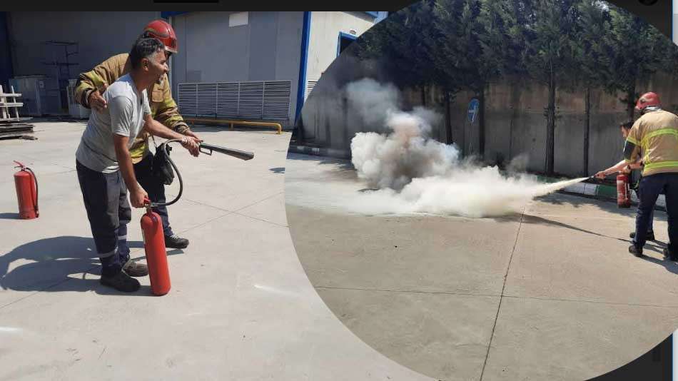 Kocaeli Büyükşehir İtfaiyesinden acil durum ekiplerine eğitim