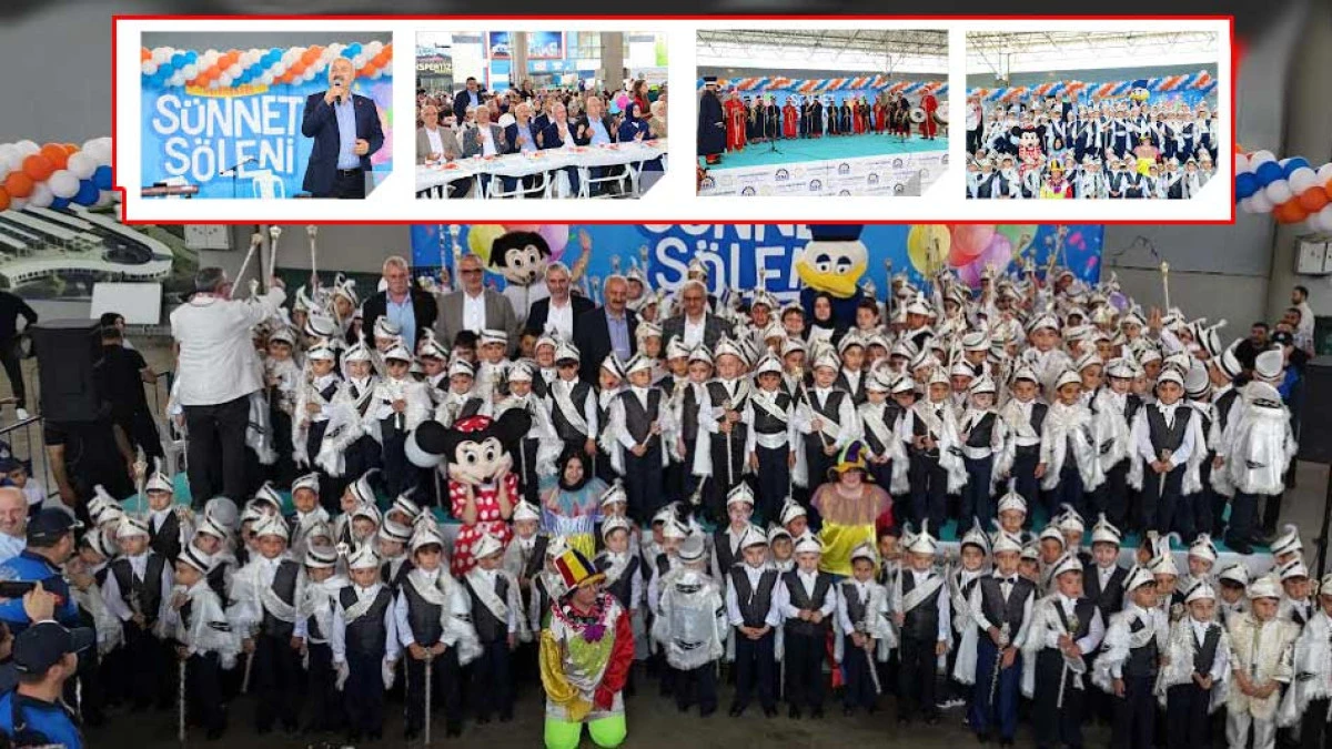 Gebze Belediyesinden miniklere görkemli sünnet şöleni