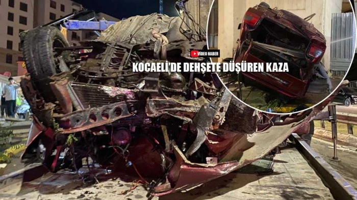 Kocaeli'de feci kaza. İki genç hayatını kaybetti