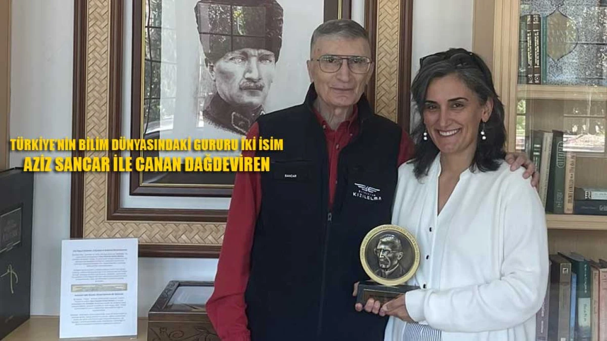 Türkiye'nin gururu iki isim; Sancar ile Dağdeviren buluştu