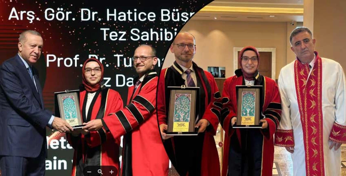 Cumhurbaşkanı Erdoğan'dan GTÜ'lü Hocalara Yılın Tezi Ödülü