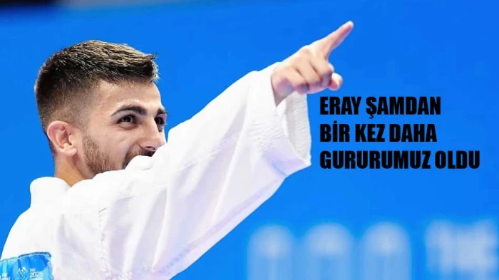 Eray Şamdan altın madalya ile gururlandırdı