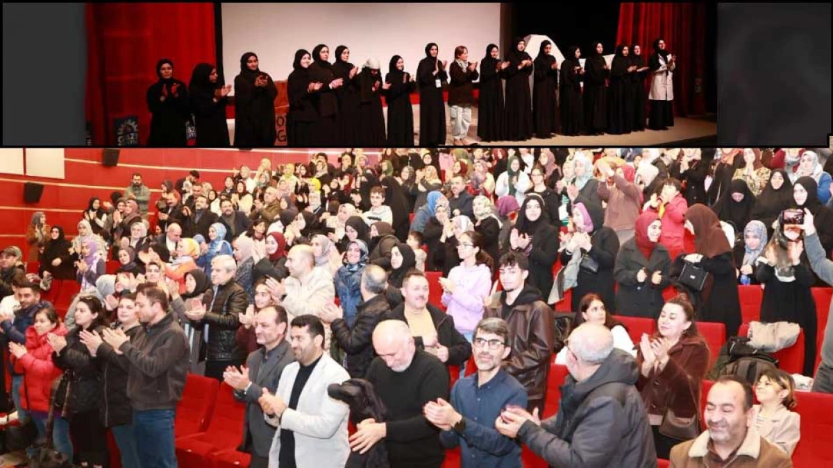 Gebze'de Gazze’nin Kadınları ayakta alkışlandı