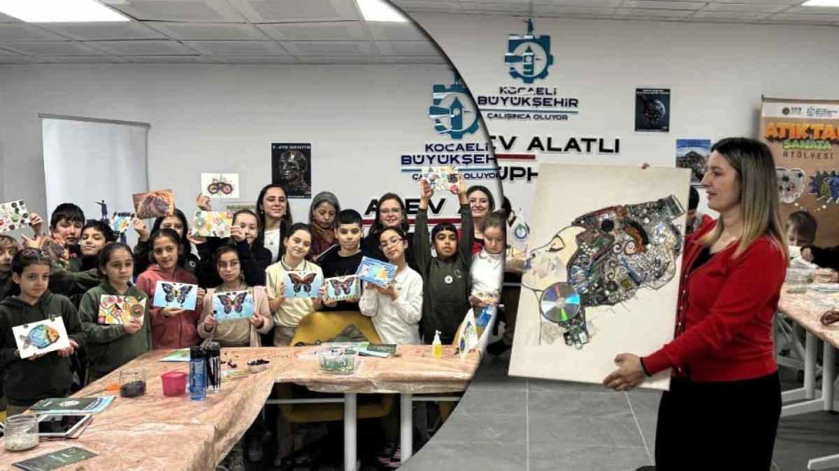 Elektronik atıkları sanata dönüştürdüler