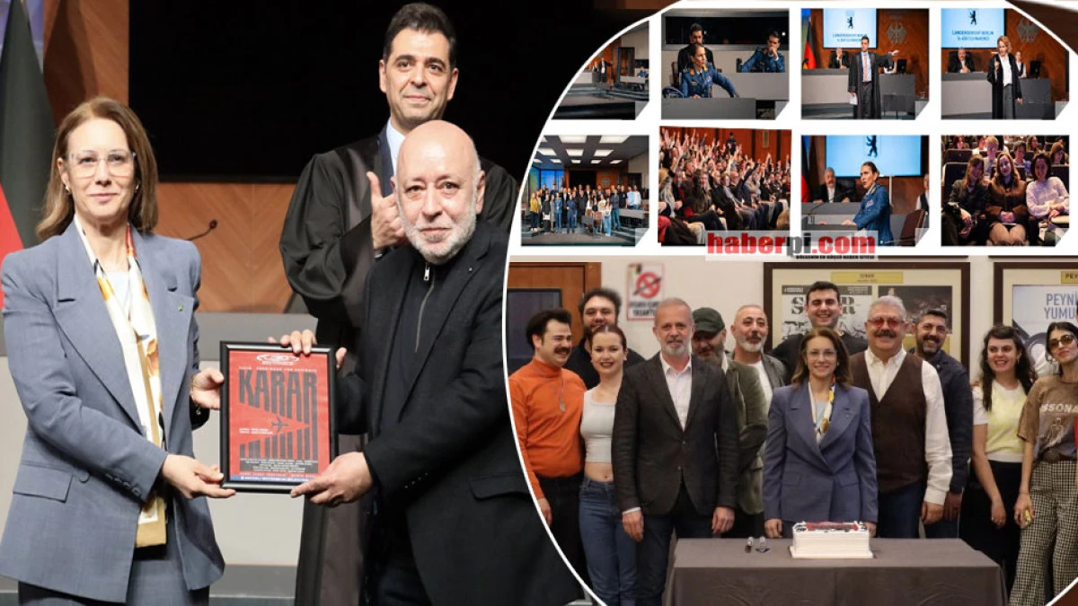 Başkan Vekili Berna Abiş'ten, yönetmen Gürzumar’a 'Karar' plaketi