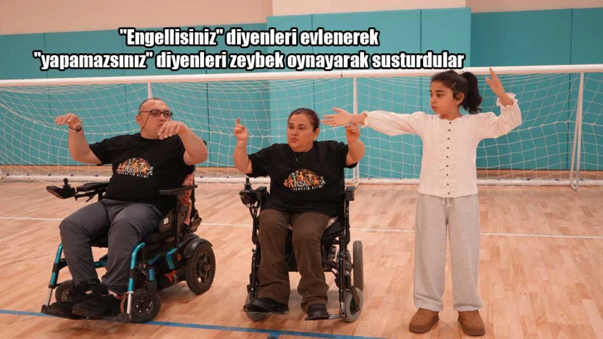 'Engellisiniz' diyenlere en güzel cevap sahnede verildi