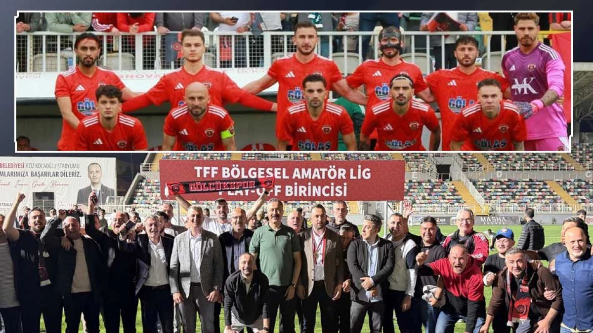 Gölcükspor'un şampiyonluk sevinci kenti sardı