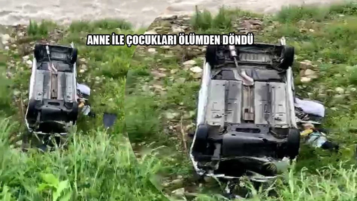 Dere yatağına uçan araçtan mucize kurtuluş