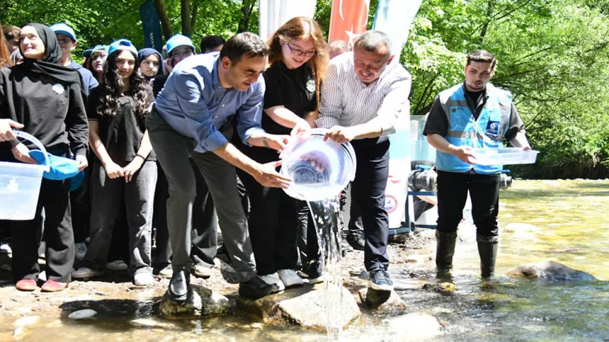Kirazdere’ye binlerce balık yavrusu daha bırakıldı
