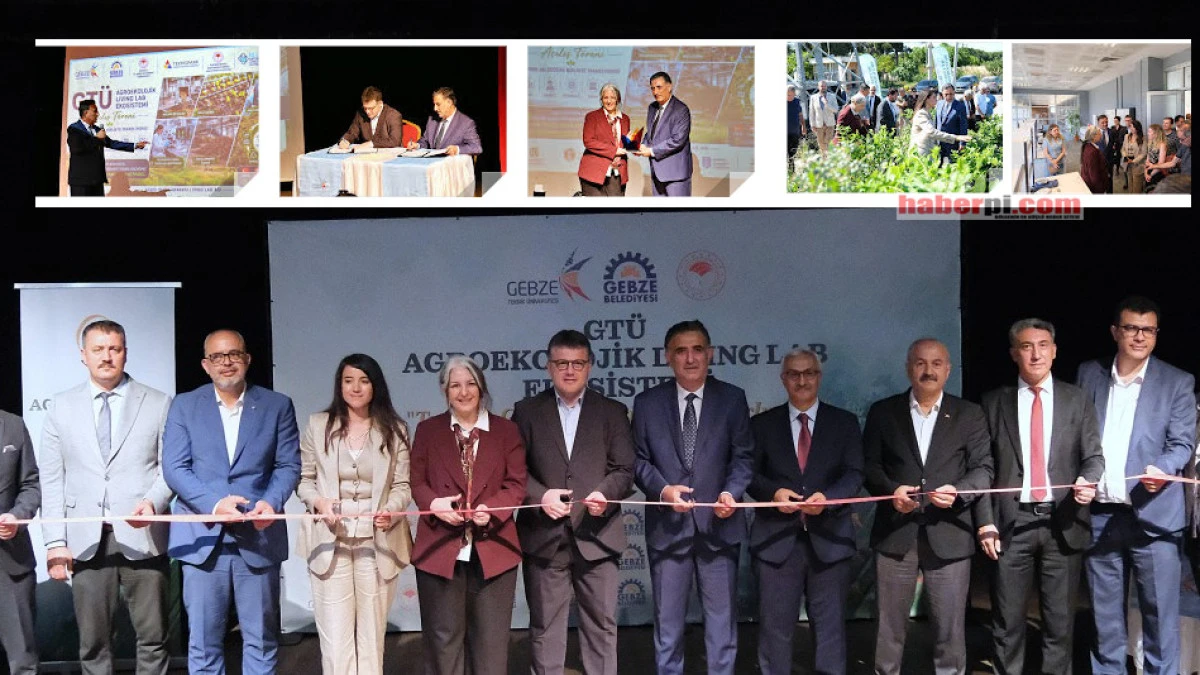 GTÜ'nün örnek projesi Agroekolojik Living Lab açıldı