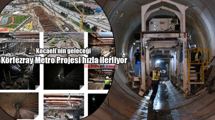 Körfezray Metro Projesi hızla ilerliyor. Kocaeli'ye nefes aldıracak