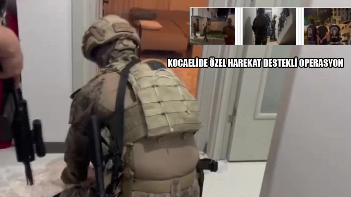  Özel harekat destekli operasyonla yakalandı