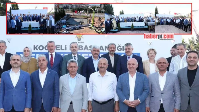 AK Parti Kocaeli'nin yeni hizmet binasının temeli atıldı