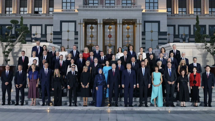 Cumhurbaşkanı Erdoğan, NATO Zirvesi’ne katılan liderler onuruna resepsiyon verdi