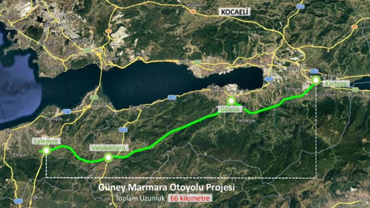 Güney Marmara Otoyolunda önemli gelişme