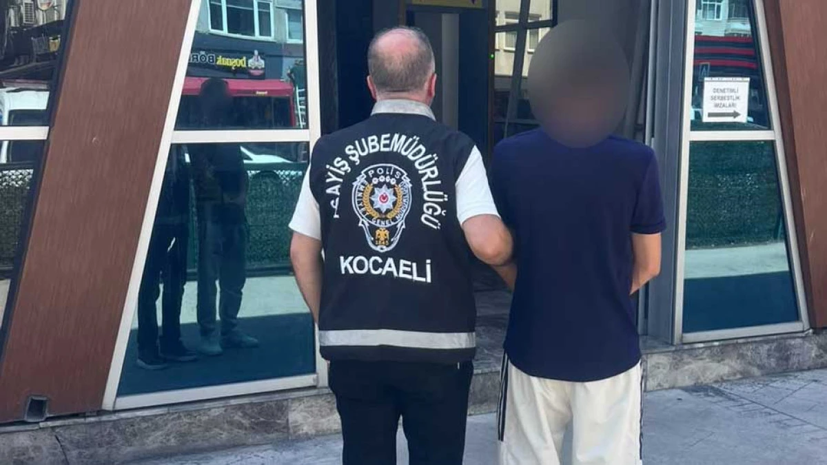 Kocaeli Polisi onu İzmit'te yakaladı
