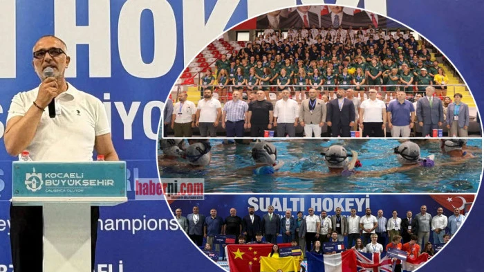  Sualtı Hokeyi Dünya Şampiyonası Kocaeli'de başladı