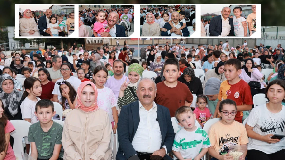 Başkan Büyükgöz, çocukların sinema keyfini paylaştı