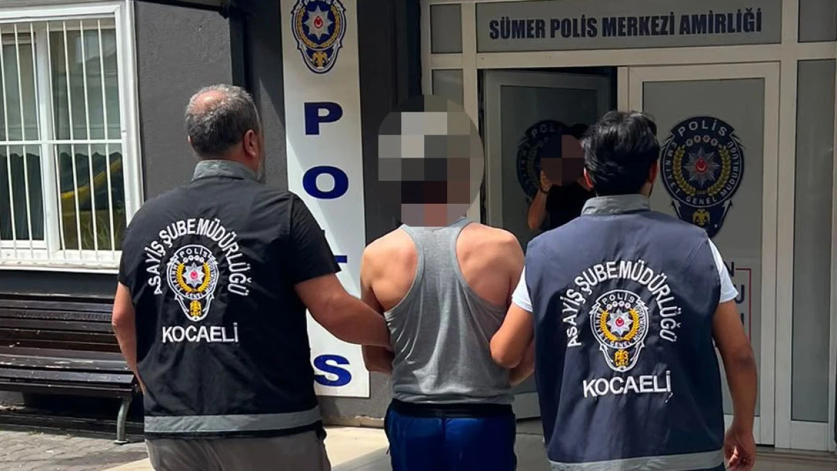 İzmit'teki operasyonda kıskıvrak yakalandı