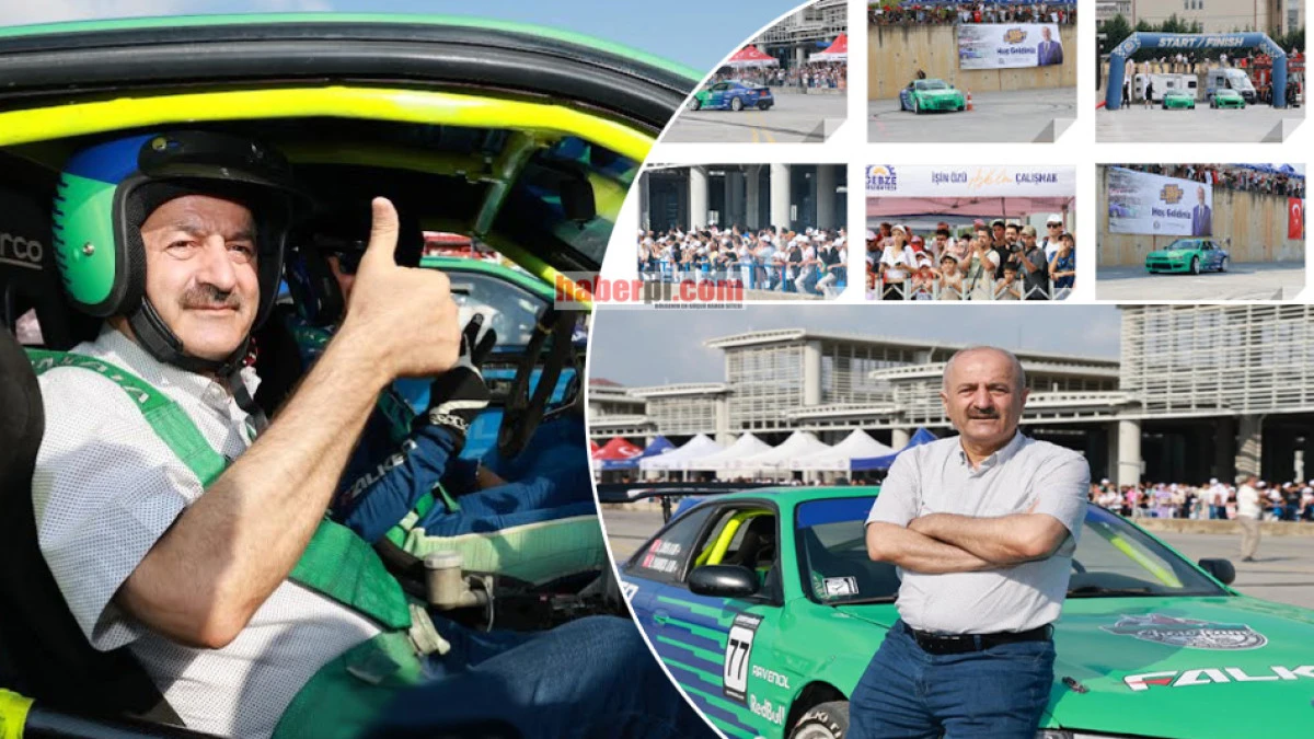 Başkan Büyükgöz, drift tutkunlarını yalnız bırakmadı
