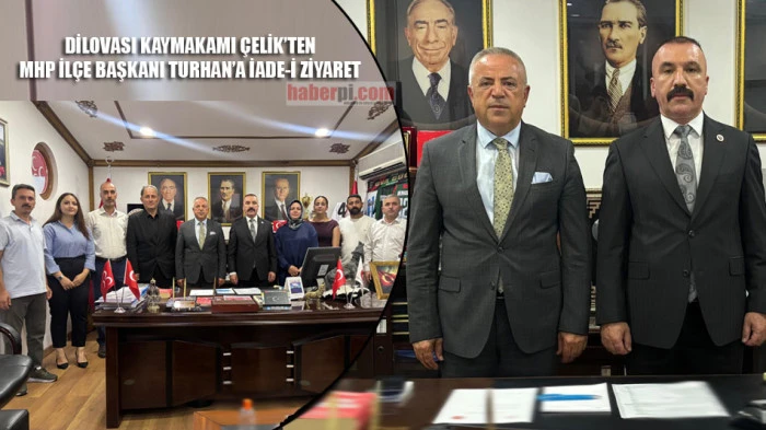 Kaymakam Çelik'ten MHP Dilovası İlçe Başkanı Turhan'a iade-i ziyaret 
