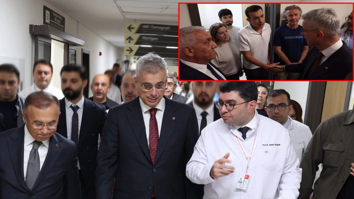Bakan Memişoğlu, saldırıya uğrayan Milletvekili Meriç'i hastanede ziyaret etti