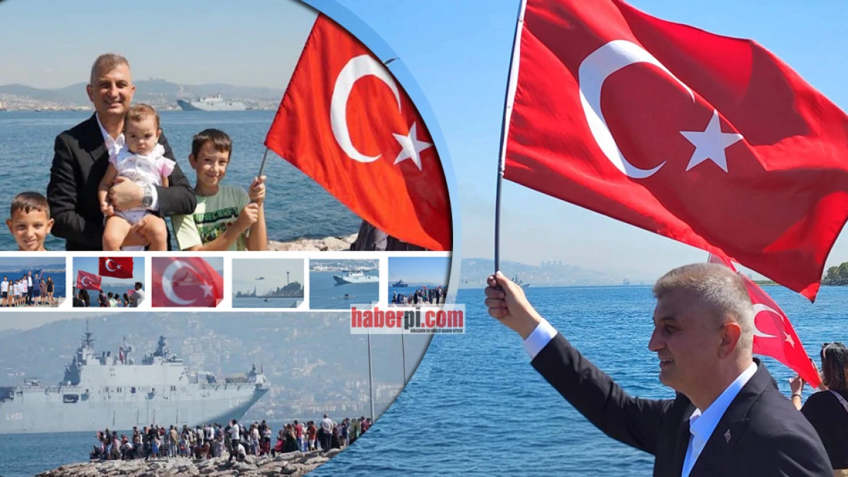 Başkan Sezer, Gölcüklülerle birlikte Ay Yıldızlı coşkuya ortak oldu