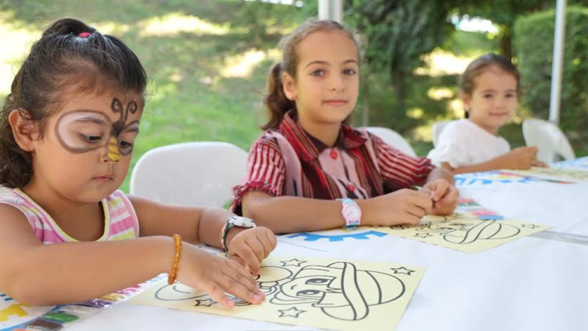 Gebze belediyesinden, miniklere açık havada etkinlik 