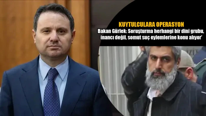 Kuytulcular yapılanmasına operasyon. Bakan Gürlek'ten açıklama
