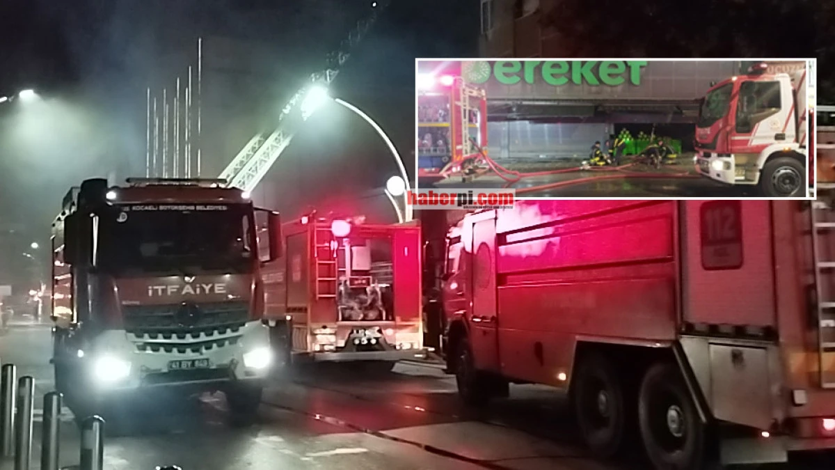 Gebze'de büyük panik. Alev alev yandı