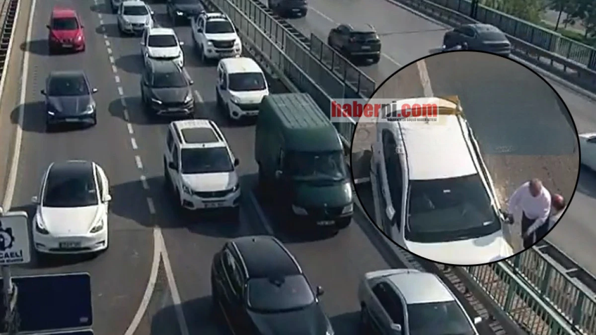 Kocaeli'deki kaza trafiği kilitledi