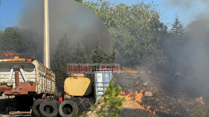 Kocaeli'de herkesi tedirgin eden yangın