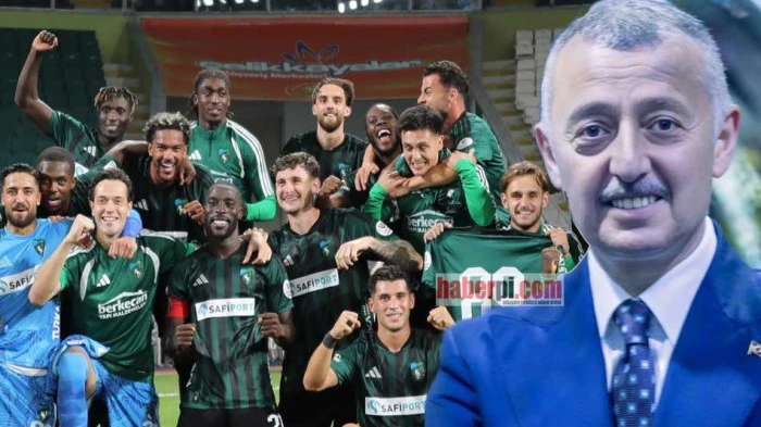  Büyükakın'dan Kocaelispor'a tebrik
