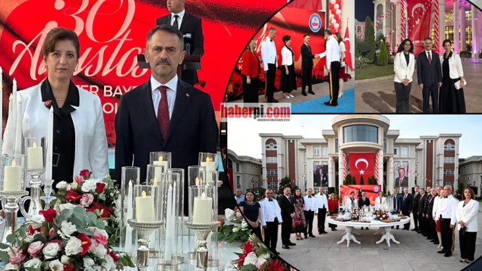 Vali İlhami Aktaş ve Eşi Songül Aktaş ev sahipliğinde Zafer Bayramı Resepsiyonu Düzenledi
