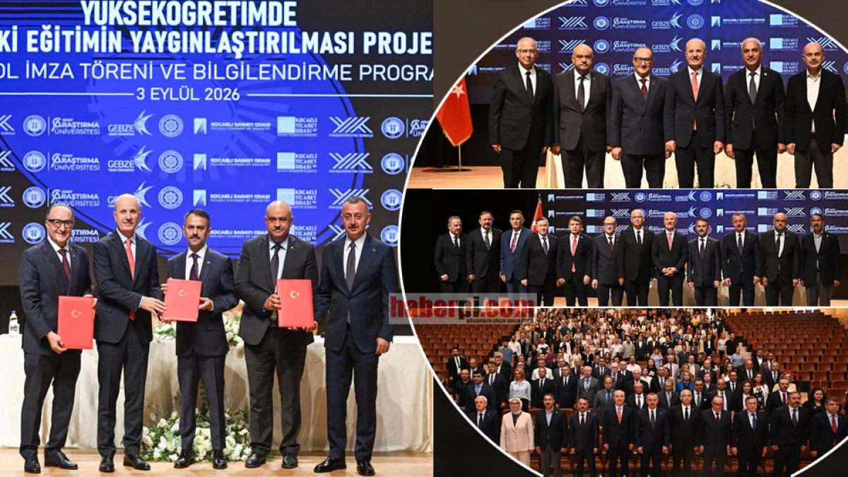 YÖK, İME Modeli için Kocaeli'de imzayı attı