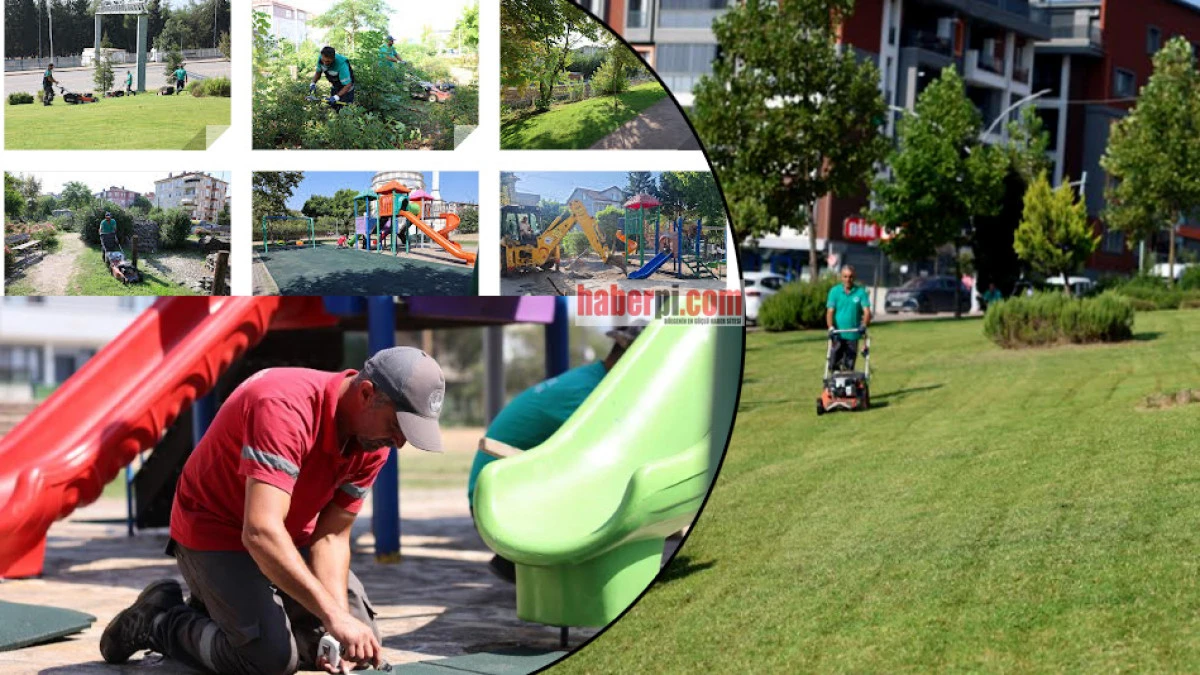 Derince’de Parklar ve Yeşil alanlar güzelleşiyor