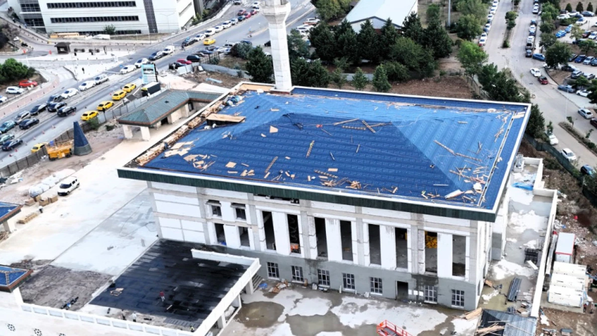 Umuttepe Camii ve Otopark projesinde sona doğru