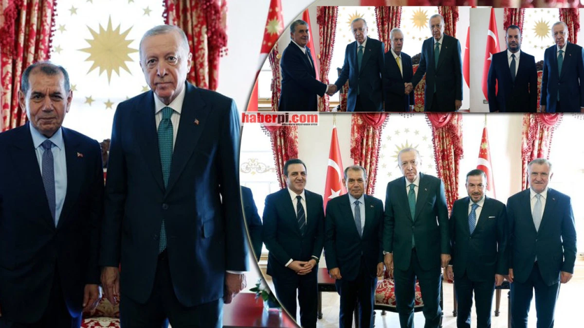 Cumhurbaşkanı Erdoğan, 4 kulübün başkanlarını kabul etti