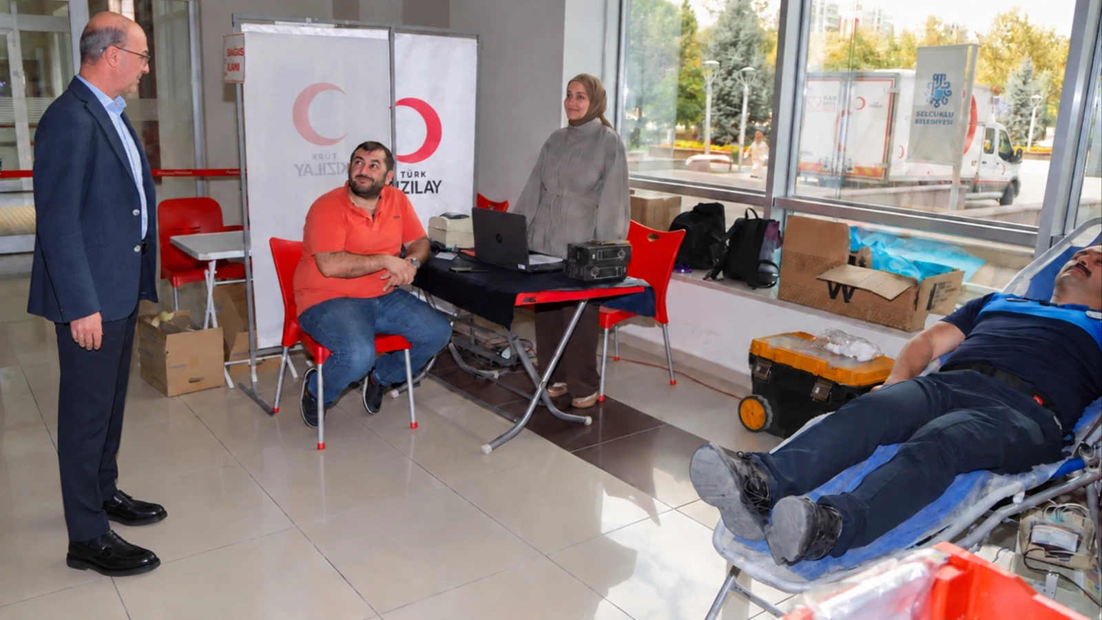 Konya Selçuklu'dan kan bağışına tam destek