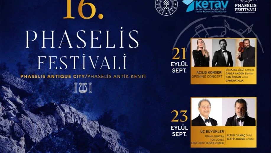 Phaselis’in Tarihi Atmosferinde 16. Müzik Yolculuğu Başlıyor