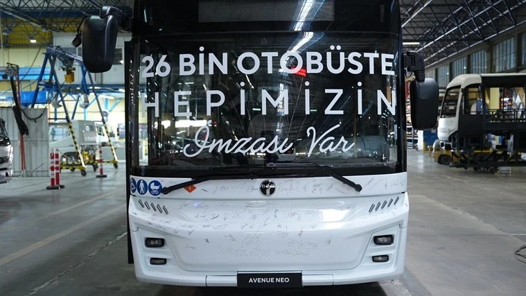 TEMSA’nın 26 bininci otobüsü banttan indi