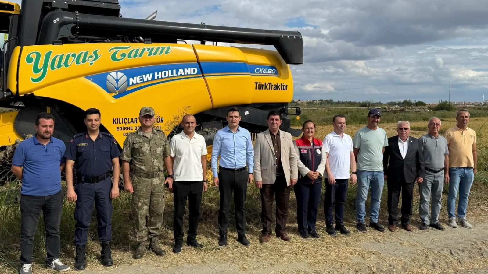 İpsala'da çeltik hasadı heyecanı başladı