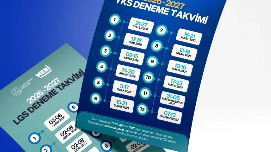 MEBİ'nin YKS ve LGS deneme takvimi açıklandı