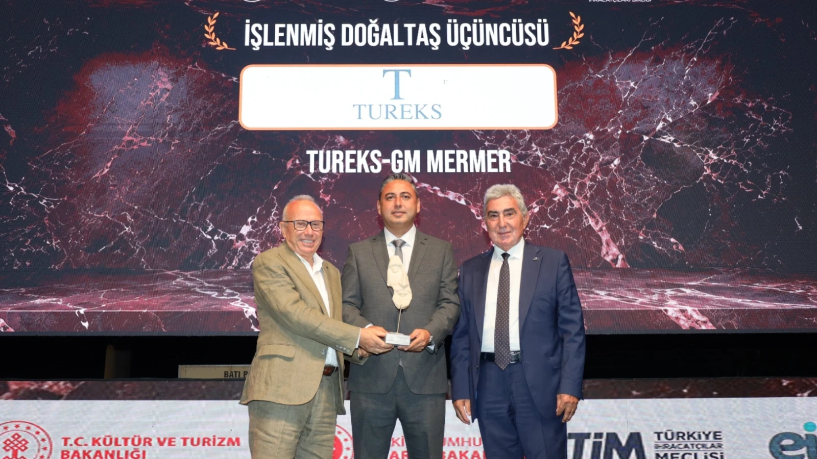 Tureks’e doğal taş ihracatında 4 ödül birden