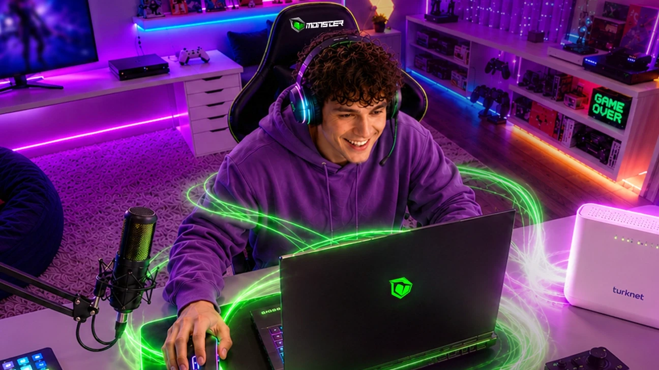 Turknet ve Monster Notebook Oyuncular için Güçlerini Birleştirdi