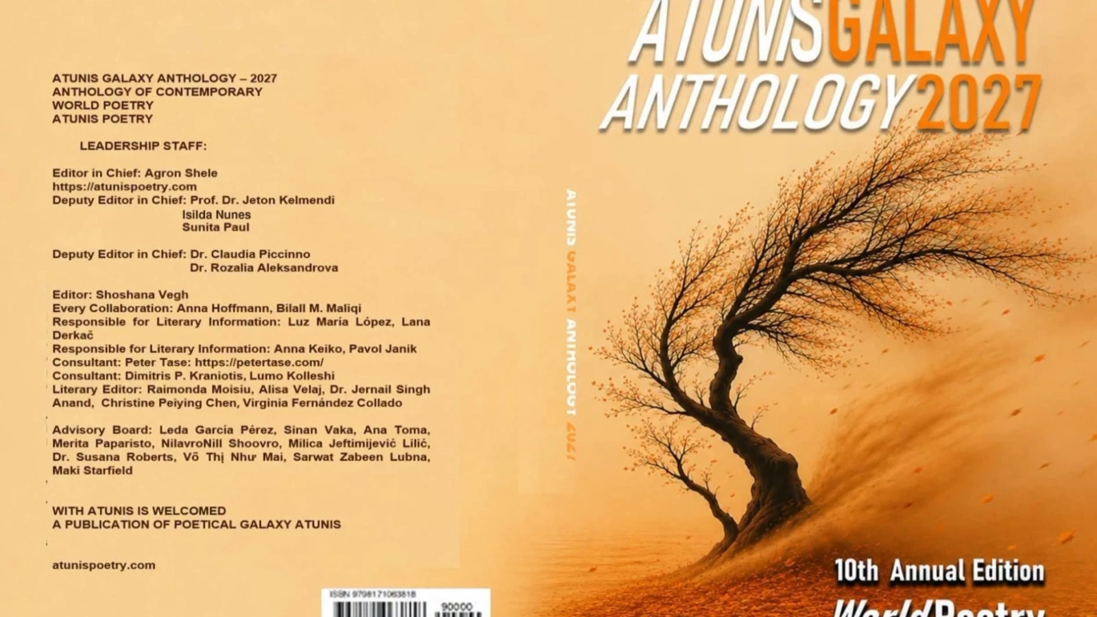 Gazeteci Özke’nin eserleri 2027 Atunis Galaxy Anthology’de 