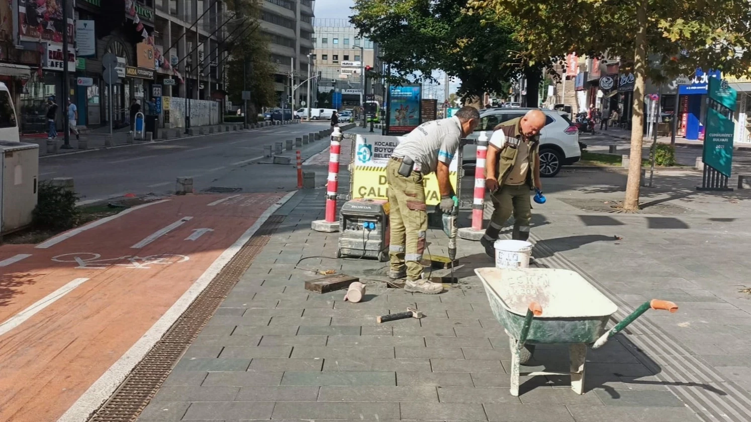 Kocaeli'de güvenli adımlar için Büyükşehir sahada