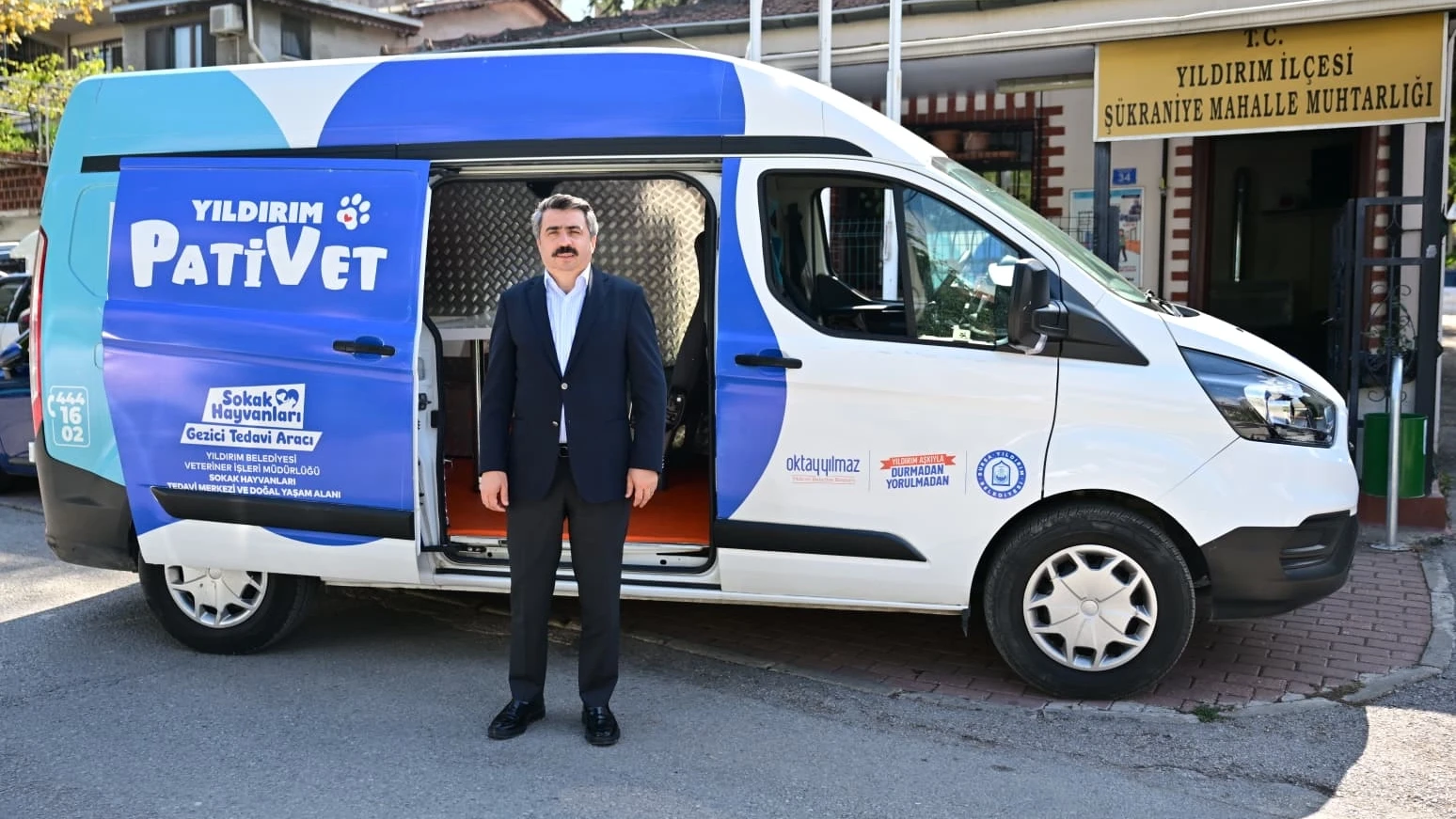 Bursa Yıldırım'da sahispsiz sokak hayvanlarına 'Pativet' şefkati