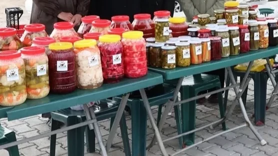 Kayseri Kocasinan'da Gevhernesibe Kadın Kooperatifi son hasadını yaptı